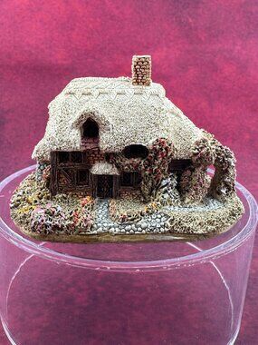 VINTAGE LILLIPUT LANE "SPRING BANK" MINIATURE COTTAGE HANDMADE IN UK 1985 NO BOX